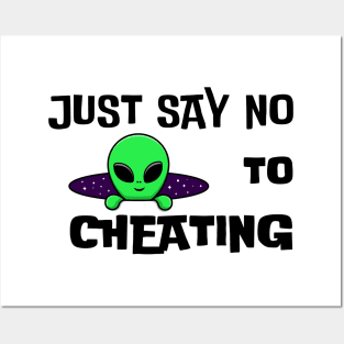 Just say no to cheating Posters and Art